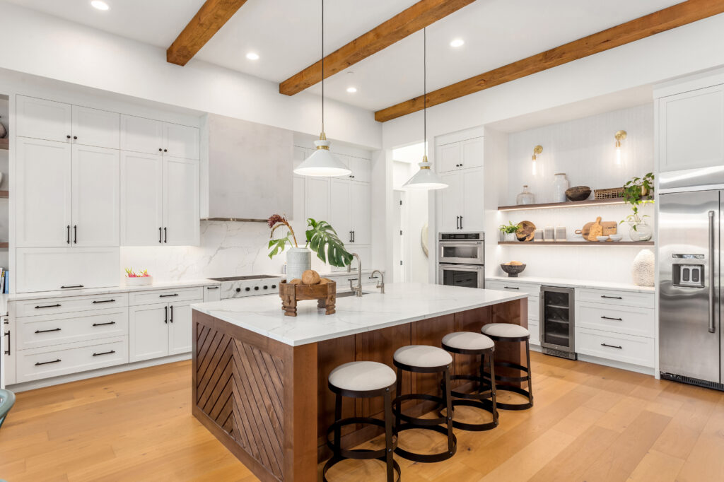 Modern kitchen interior painting
